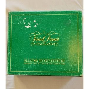 Trivial‎ Pursuit All Star Sports Edition Set Vtg